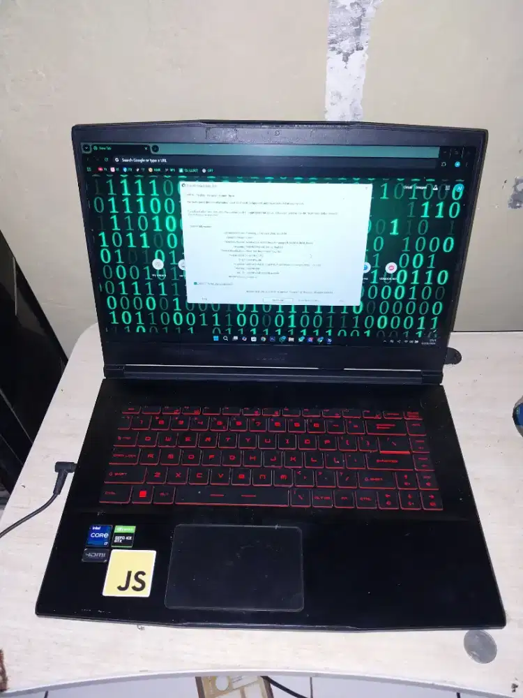 LAPTOP MSI GF63 THIN I7 11800H