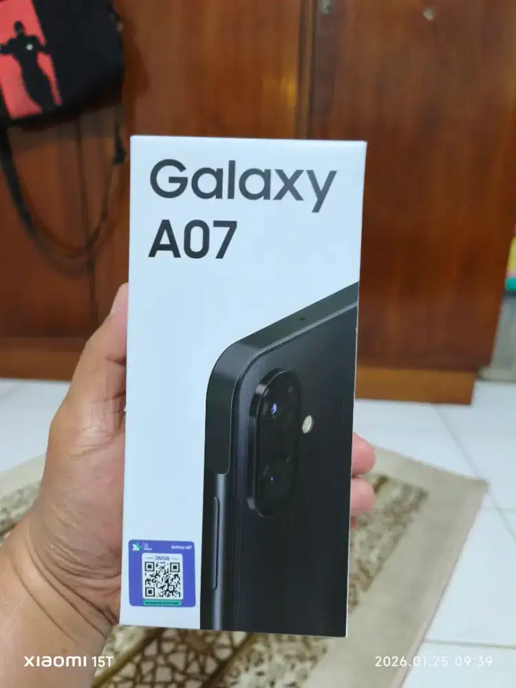 Jual Samsung A07 ram 4-64 hitam