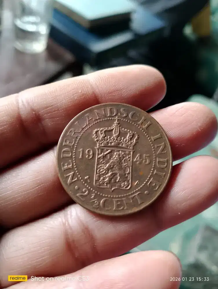 Koin kuno Nederland indie 1945