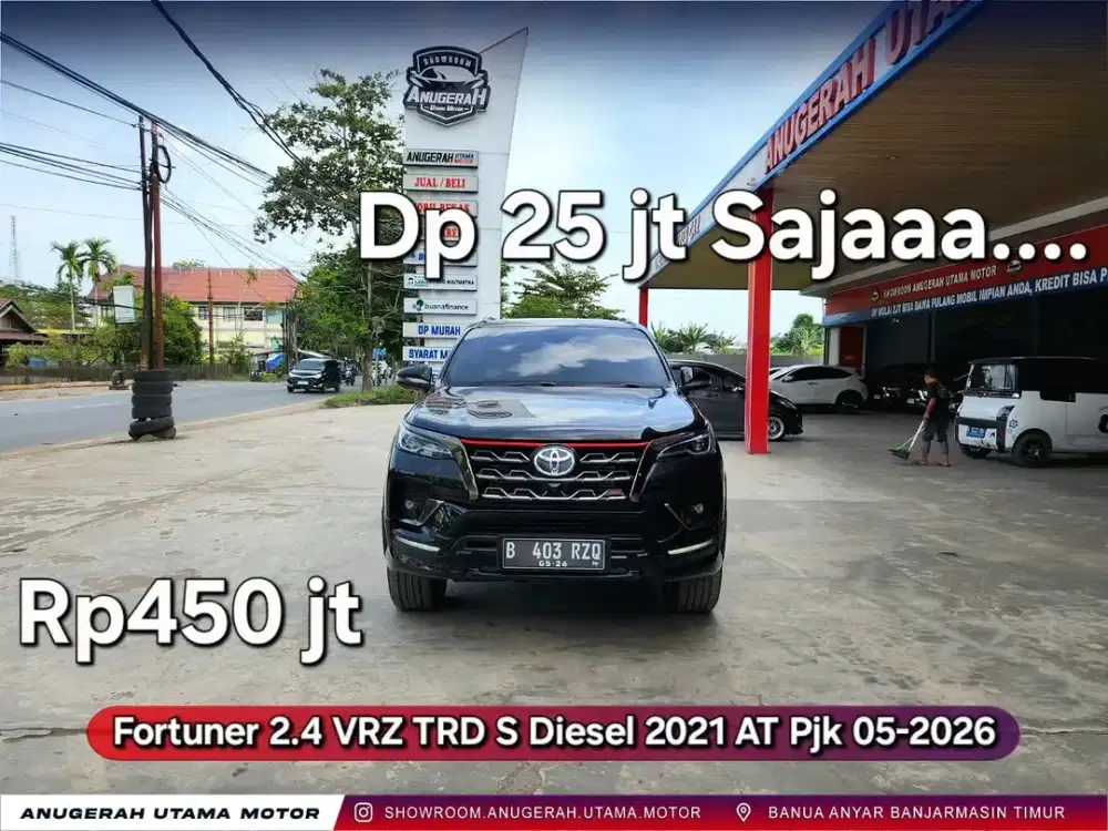 Dp25jt Fortuner VRZ DSL Facelift 2021 Automatic