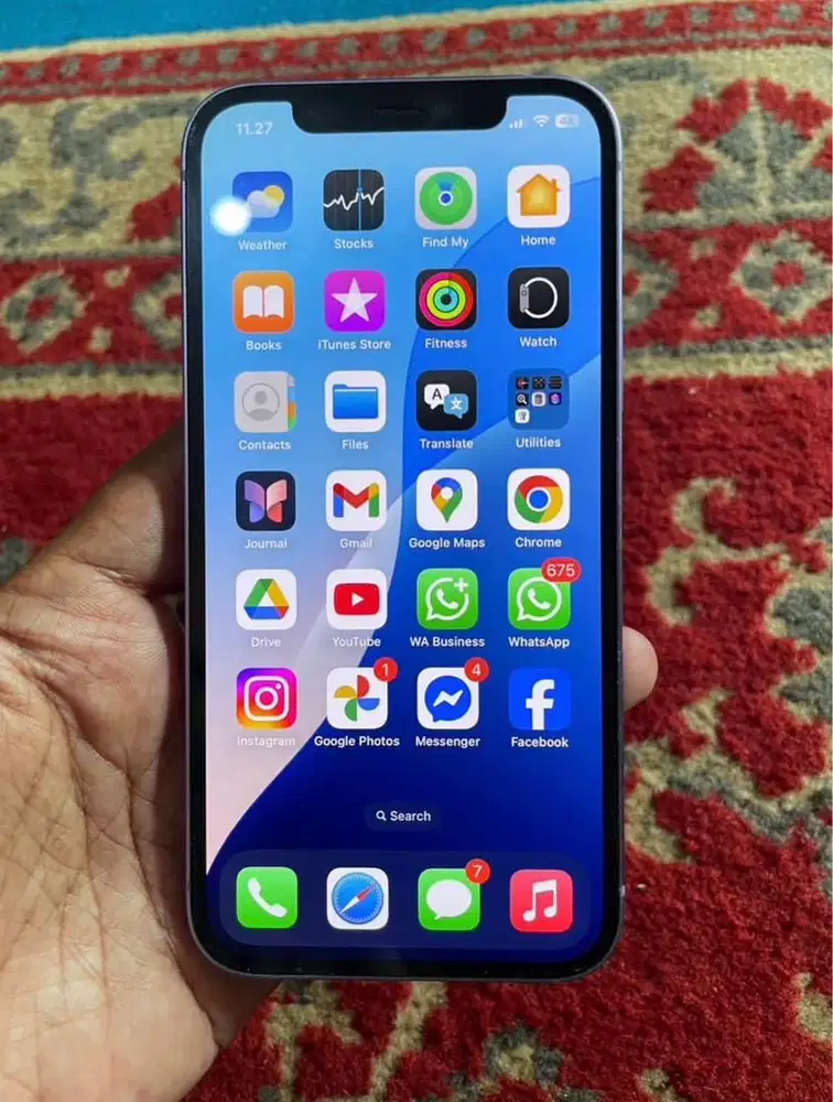 Iphone 12 Purple 64GB Sinyal Aman IMEI resmi Bea Cukai