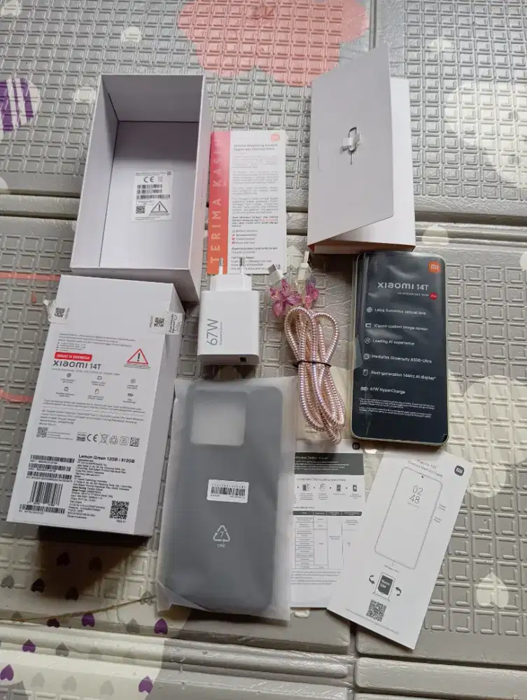 Xiaomi 14T 12GB 512GB Limited Edition Lemon Green Garansi Resmi Xiaomi