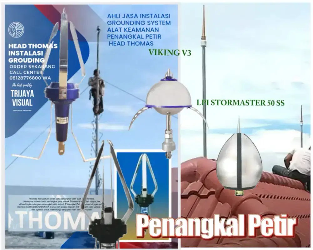 Ahli Jasa pasang penangkal petir dan grounding mesin