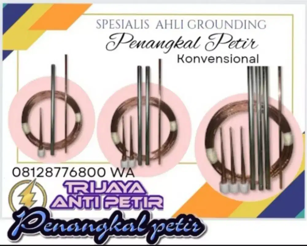 Ahli Jasa pasang penangkal petir dan grounding mesin
