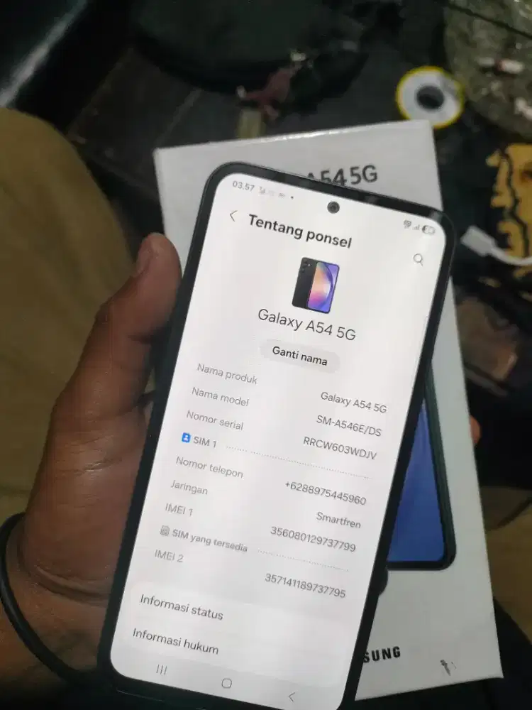 Samsung A54 5G Ram 8/256 Nominus Kelengkapan Fullset