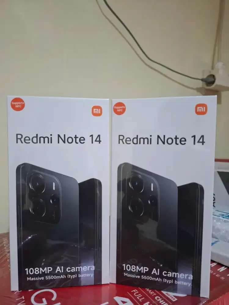 Xiaomi redmi note 14 baru segel dus garansi resmi