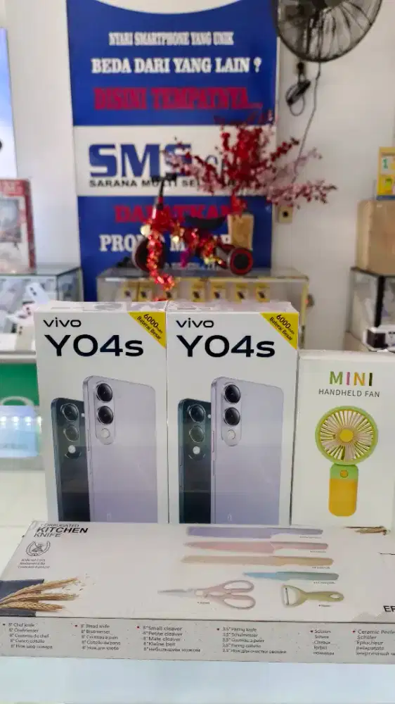 PROMO NEW VIVO Y04S 4+4/46 & 128 GB TAHAN BANTING & TAHAN HUJAN