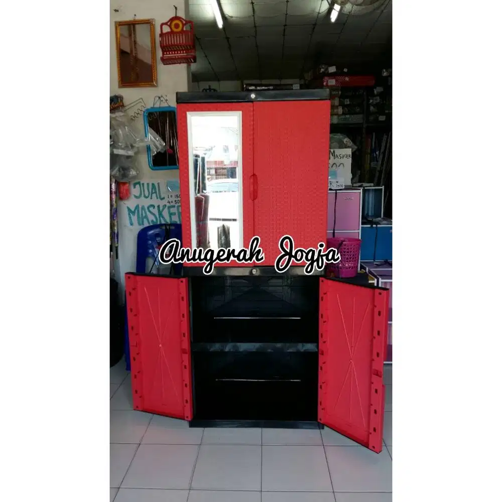 lemari plastik diva jumbo rak