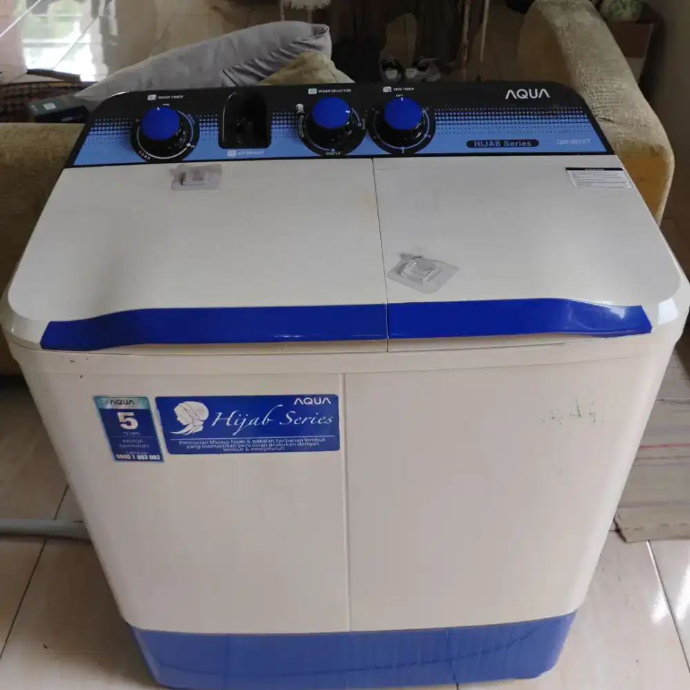 Mesi cuci Aqua hijab series