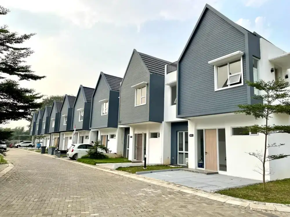 Rumah modern minimalis di Serpong pr 9113