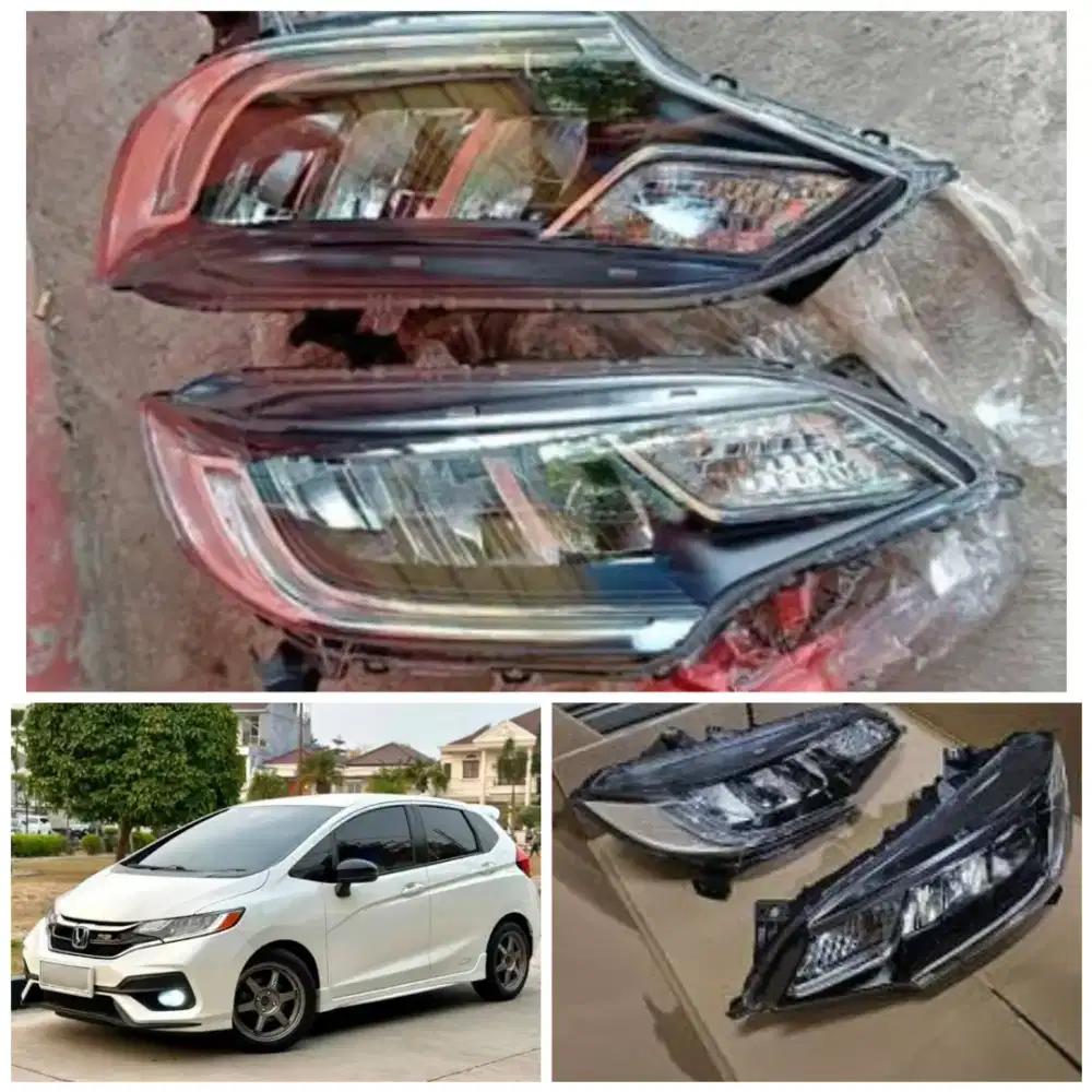 Headlamp lampu depan jazz gk5 facelif (led) ori