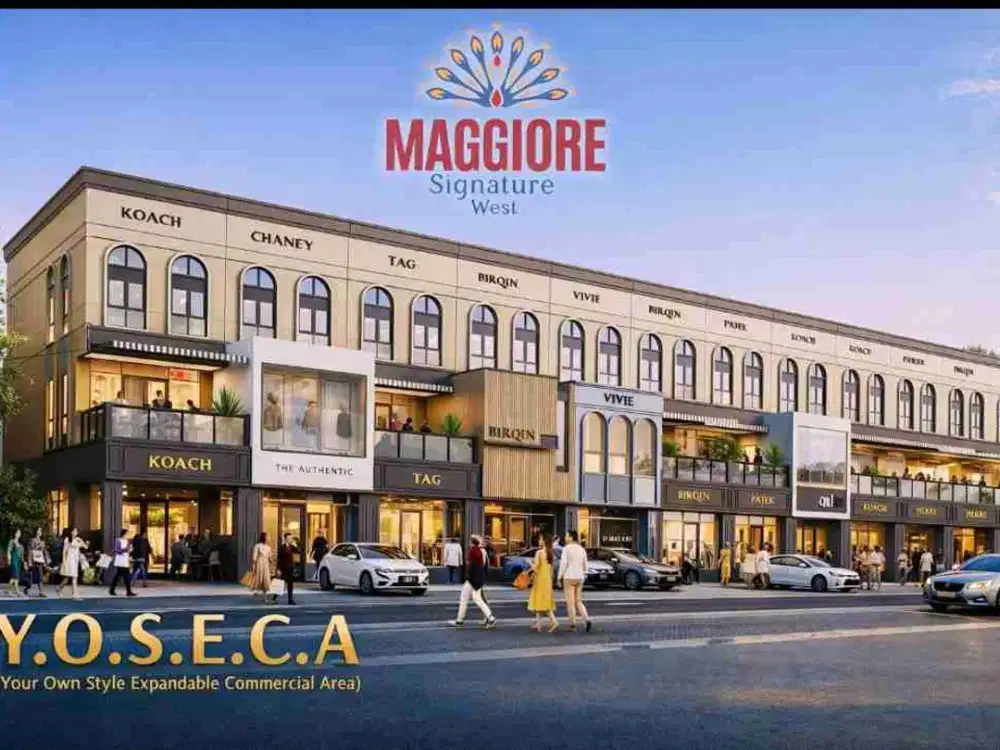 Maggiore Signature West Ruko & Studio Loft Menghadap Anchor Tenant & Boulevard Best Investasi In GADING SERPONG Paramount