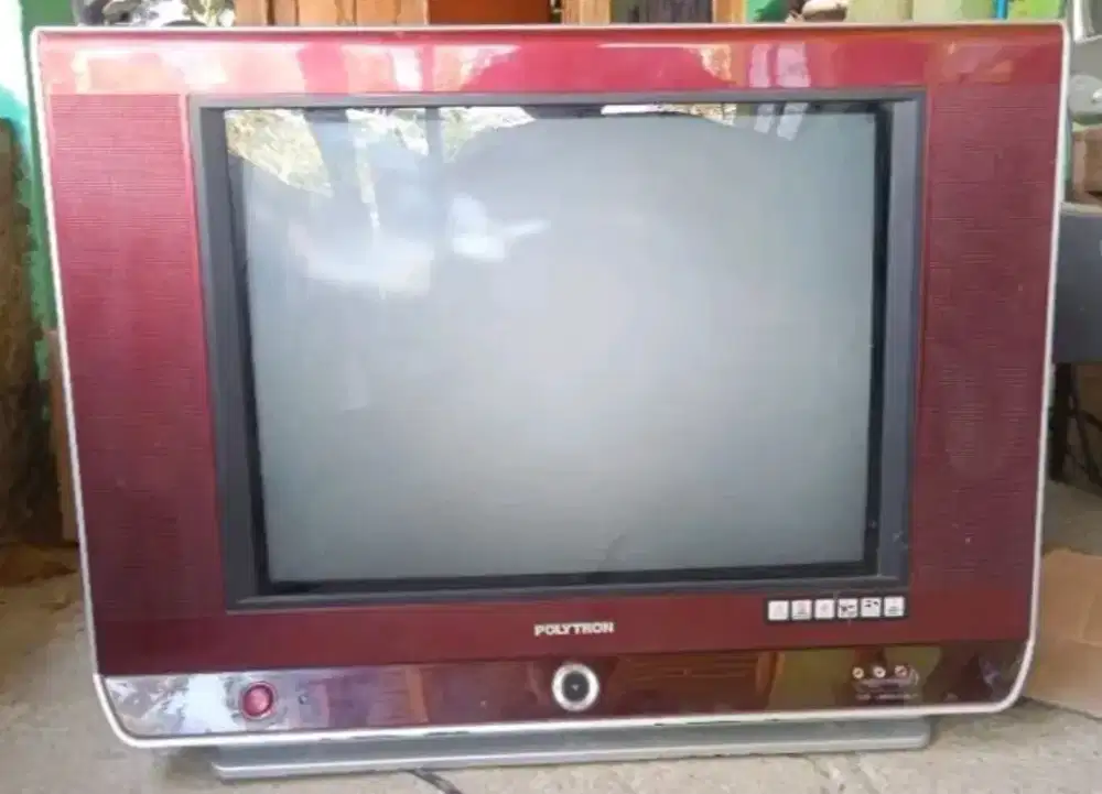 TV TABUNG SLIM POLYTRON 21 INCH