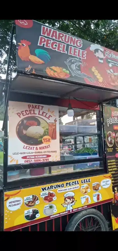 Gerobak jualan kokoh