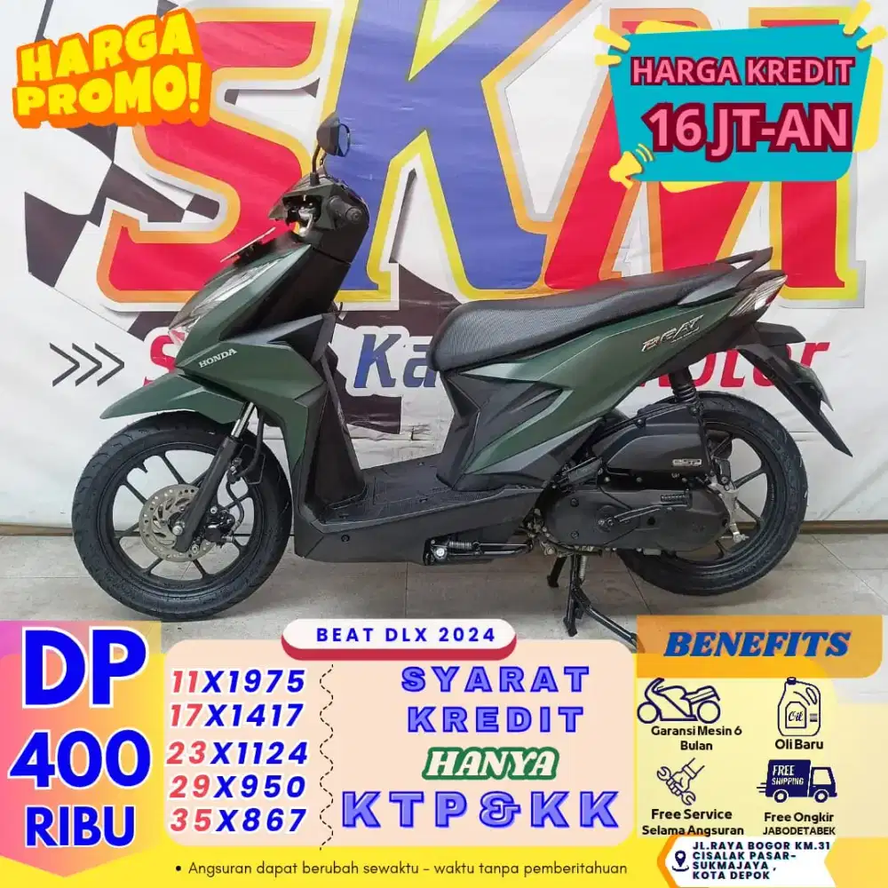 PROMO HEBOH BEAT DULUXE 2024 DP 500 PROSES 1HARI