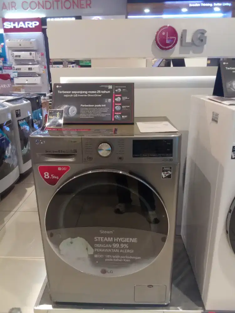 Mesin Cuci LG Front Loading(Bisa Cicilan)