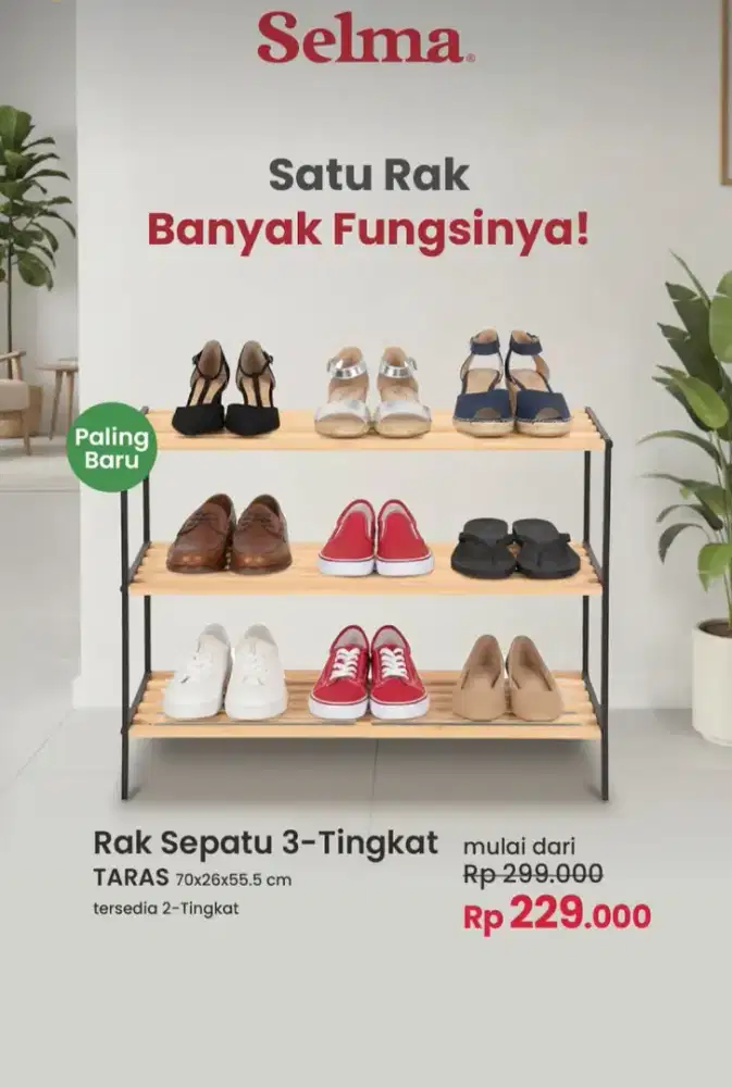Rak Sepatu Serbaguna