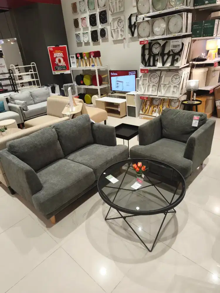 Set Sofa (2s+1s) Free Meja