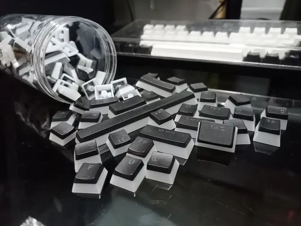 Keycaps Pudding Black