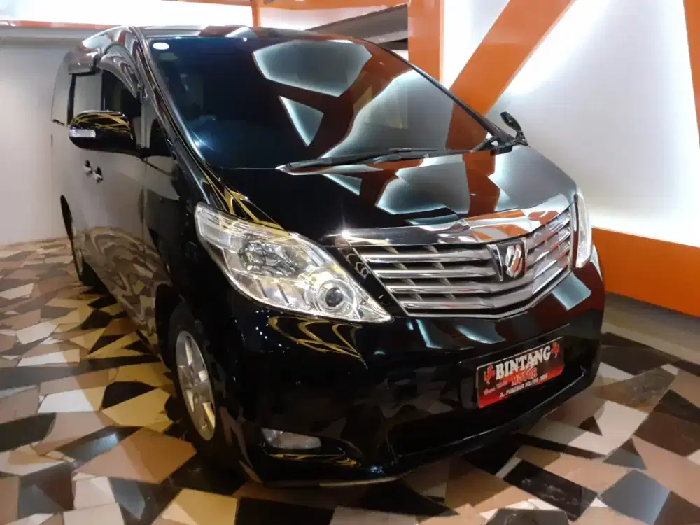 TOYOTA ALPHARD 2.4 AT 2010 BLACK / MODEL THN 2011 (BINTANG MOTOR)
