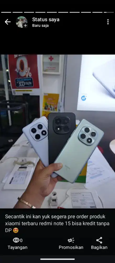 Pre order redmi note 15 pro 8/256