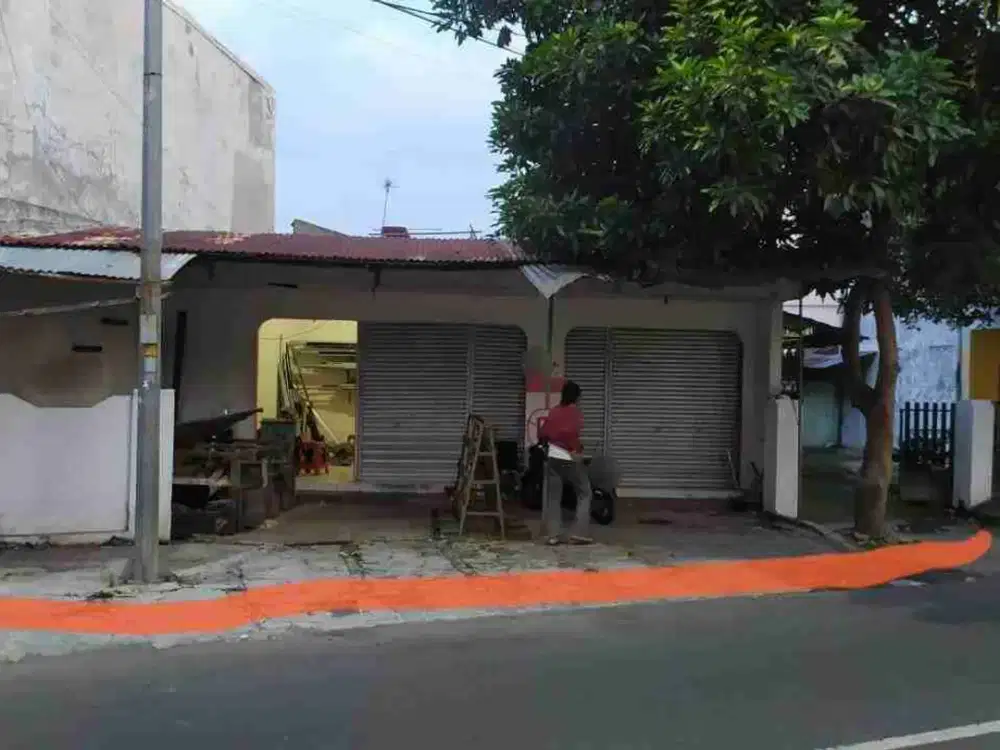 Rumah Plus 2Kios Tempat Usaha Tepi Jln Ramai Purwosari Solokota