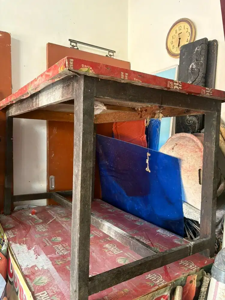 Meja warung kayu kuat