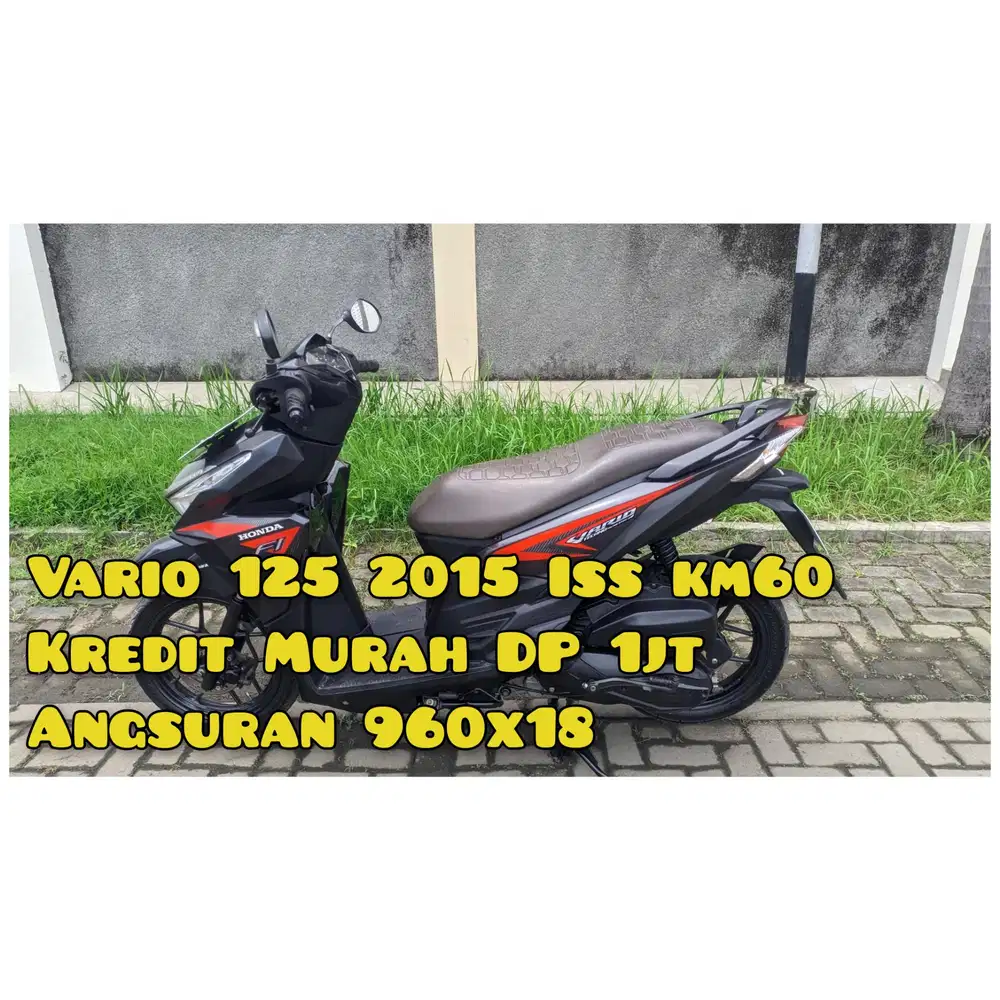 Vario 125cc 2015 Hitam Km60Rban