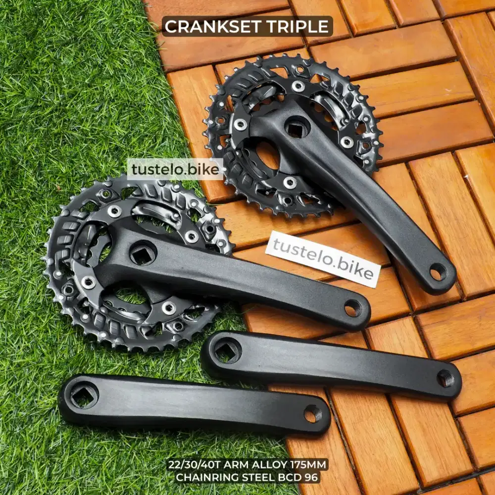 Crankset Triple Sepeda MTB Commuter dll