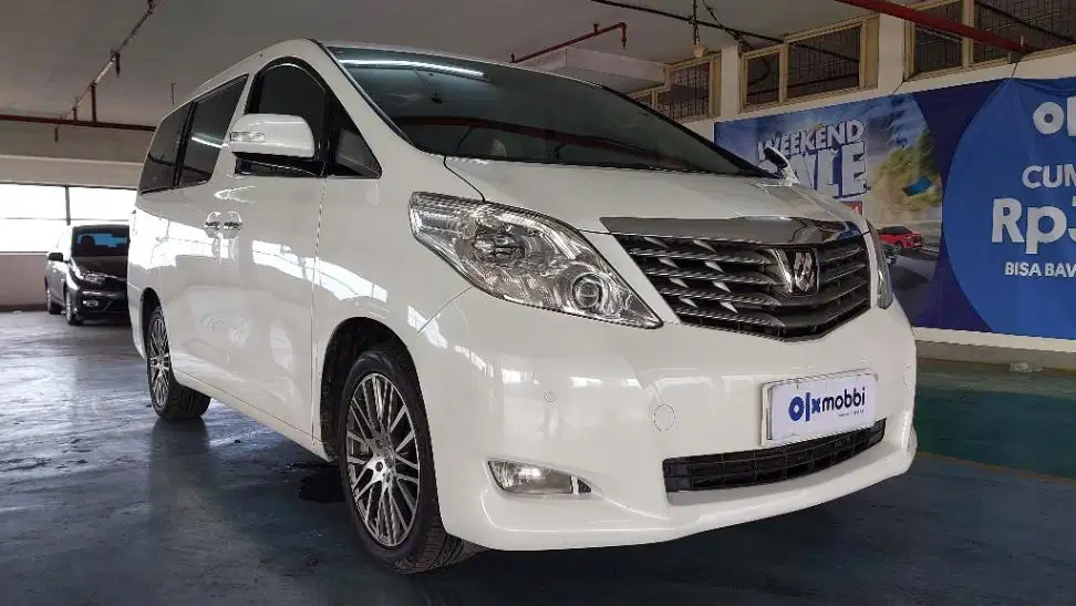 TDP 7,JT Toyota Alphard 2.4 V Bensin-AT Hitam 2007