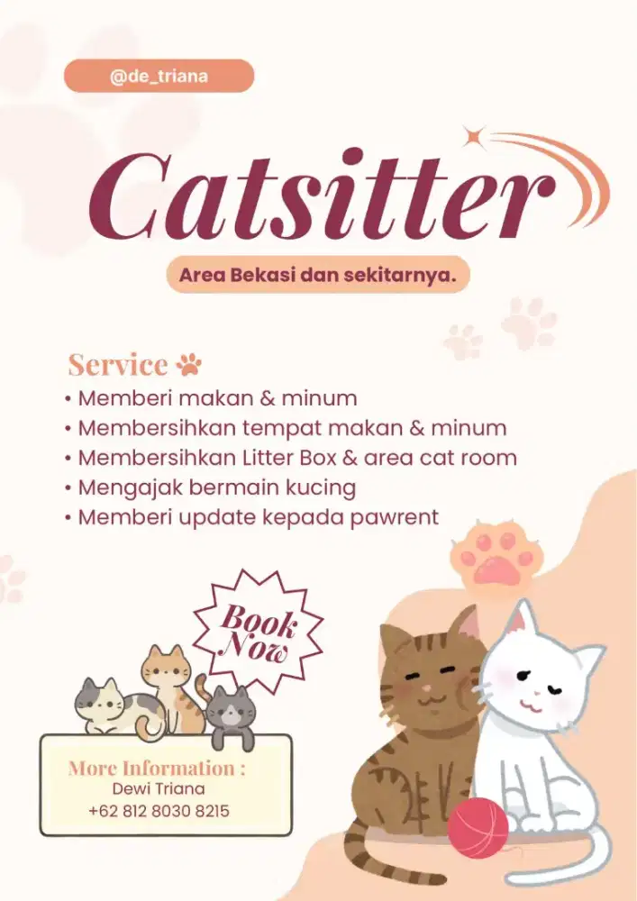 Cari loker cat sitter