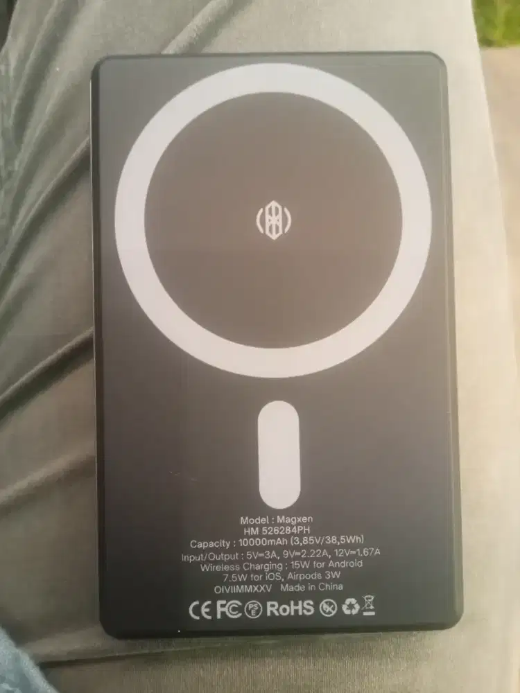 Powerbank Wireless merk ibacks magxen series 10000 mAh