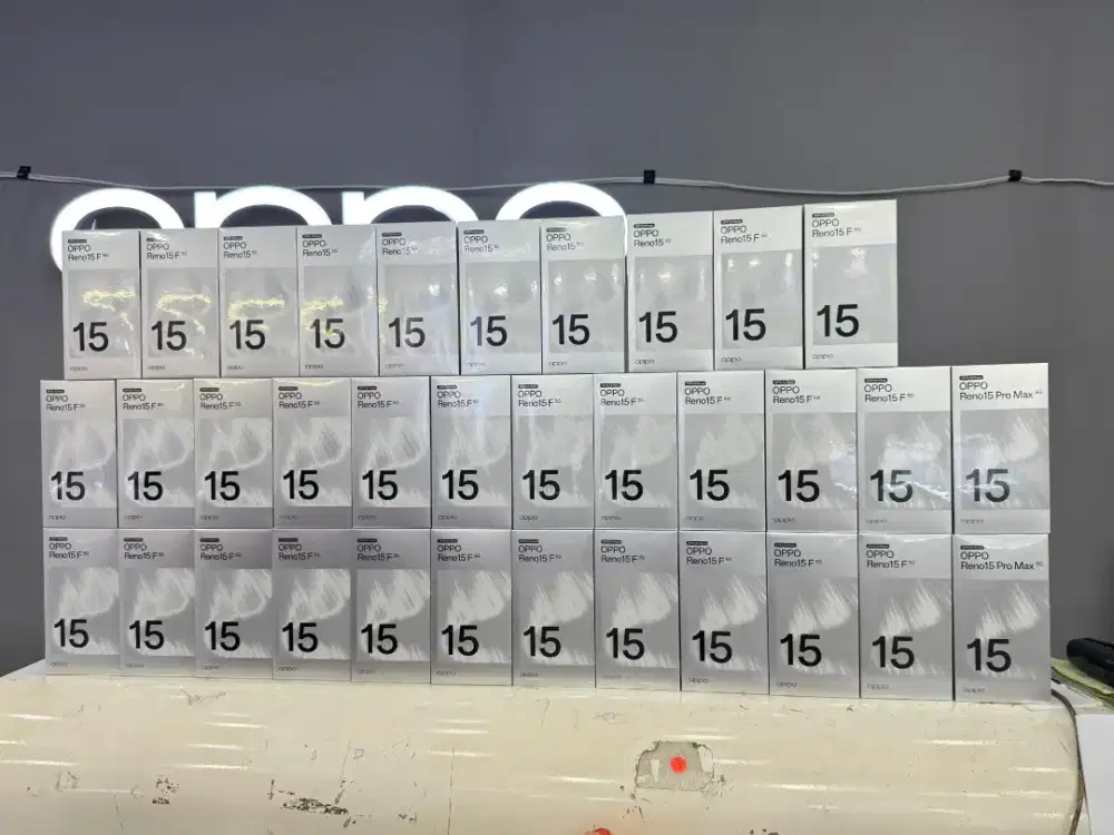 STOCK MELIMPAH RENO 15 SERIES TERBARU