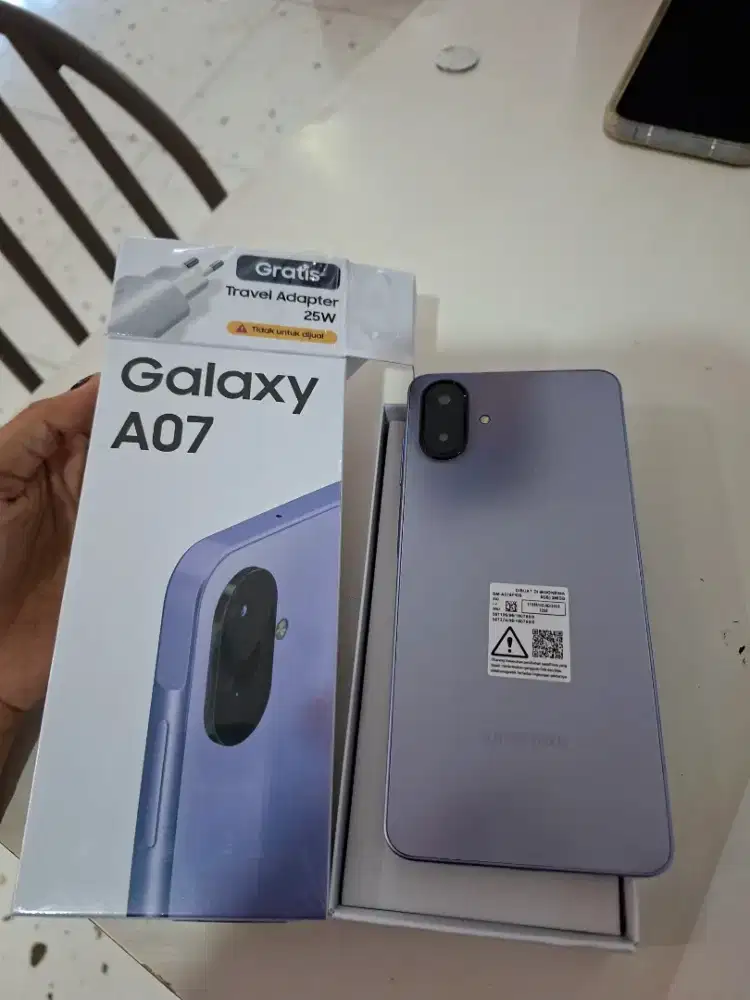 SAMSUNG GALAXY A07 8/256 CICILAN TANPA DP BUNGA RENDAH