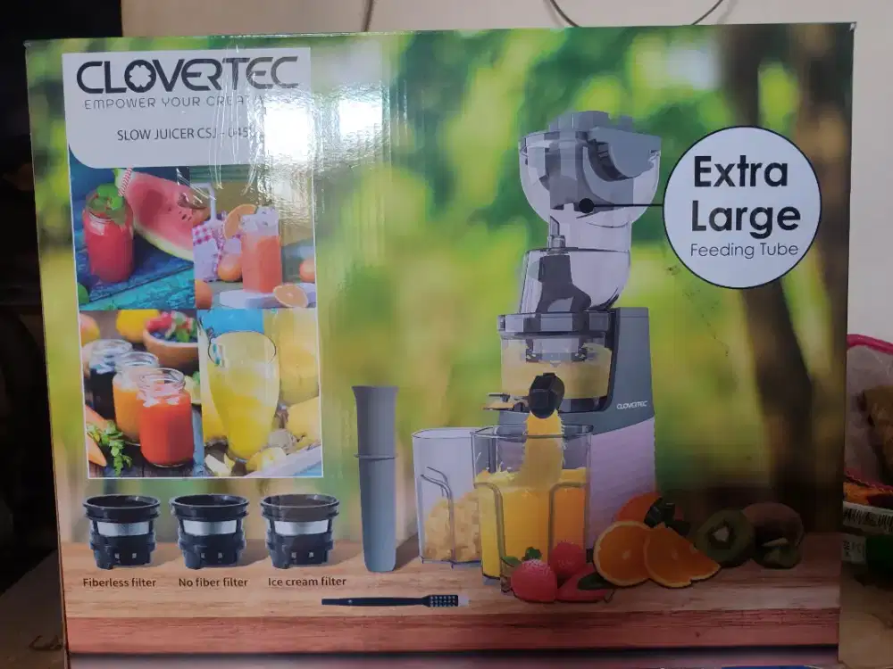 Slow juicer clovertec