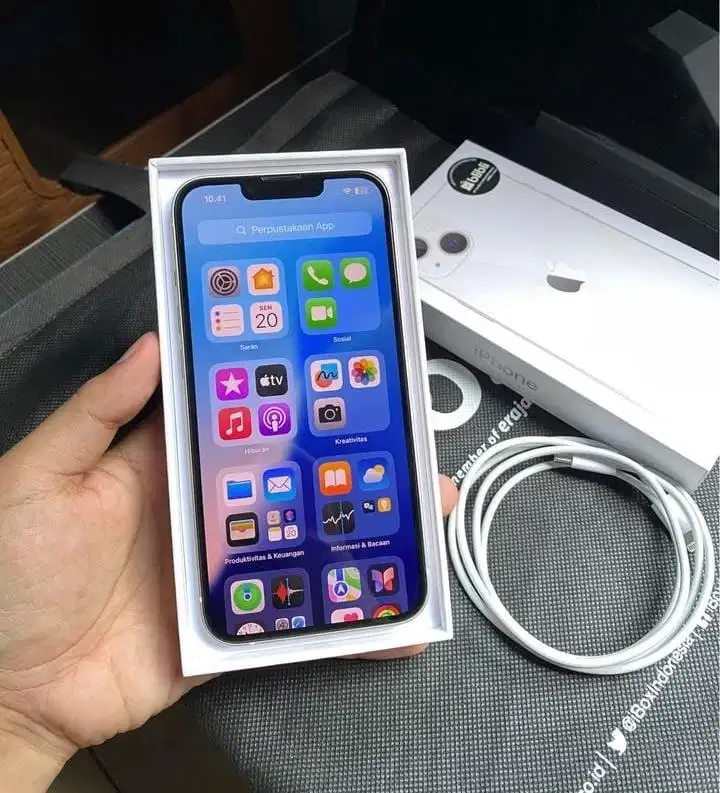 Iphone 13 128 gb ibox mulus lengkap
