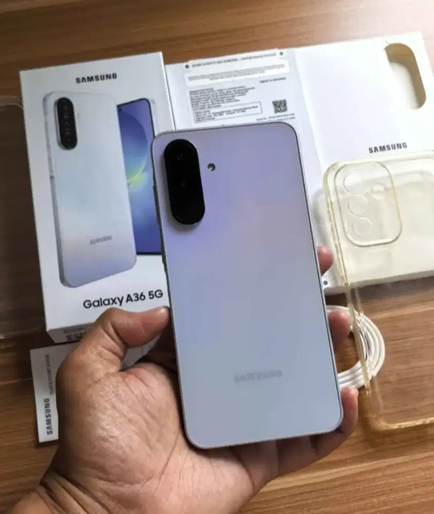 samsung A36 5G 8/256 mulus fullset no minus pemakaian 1 bulan