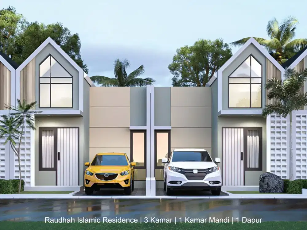 Rumah Estetik Mezzanine 3 Kamar Tidur Fasilitas Lengkap DiJual di Pasir Putih dekat Toll Sawangan dan Stasiun KRL Citayam