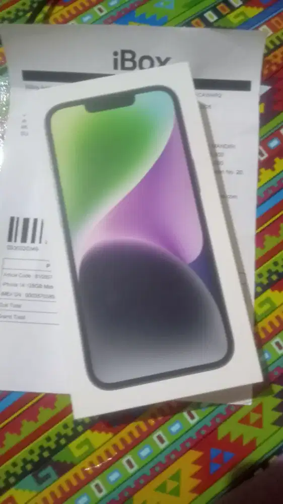Iphone 14 ibox nota ada