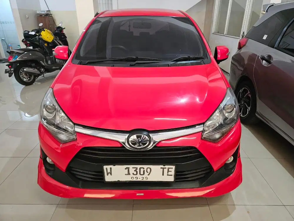 TOYOTA NEW AGYA 1.2 S TRD MANUAL 2019 MERAH FACELIFT