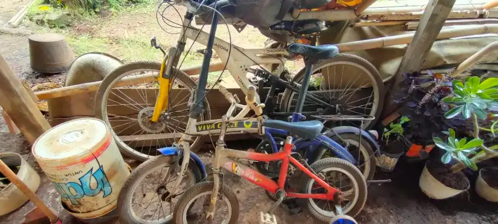 Sepeda Polygon uk 26' sepeda lipat  uk 20'  dan sepeda anak uk16'