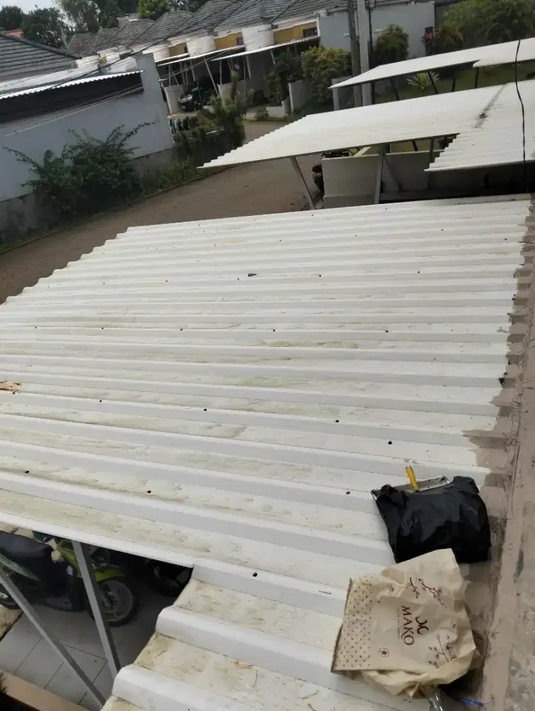 Tukang kanopi ganti atap renopasi rumah