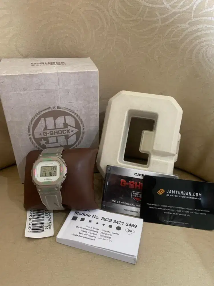 Jam Tangan G Shock Women GM-S5640GEM-7 40th Anniversary