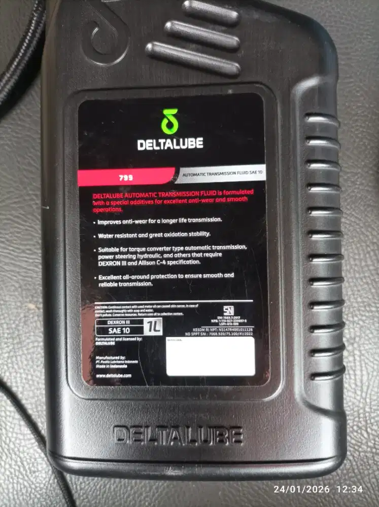 Jual oli deltalube transmisi ATF 4 liter
