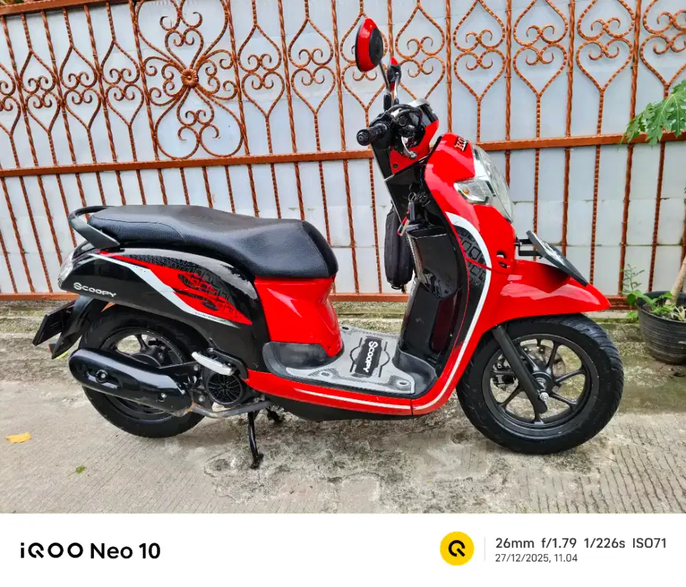 KM RENDAH !! HONDA SCOOPY 2019 ISS REMOTE GRES FULL STANDAR PAJAK 2027