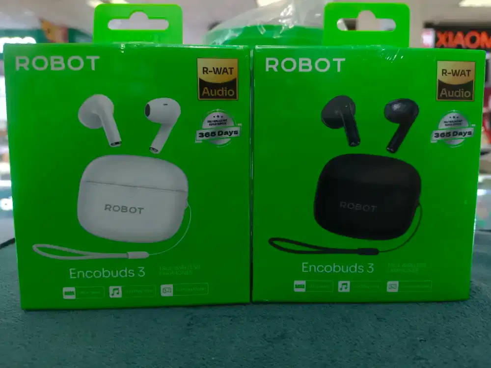 Jual Headset Baru Tws encobuds 3 robot asli SuperBass