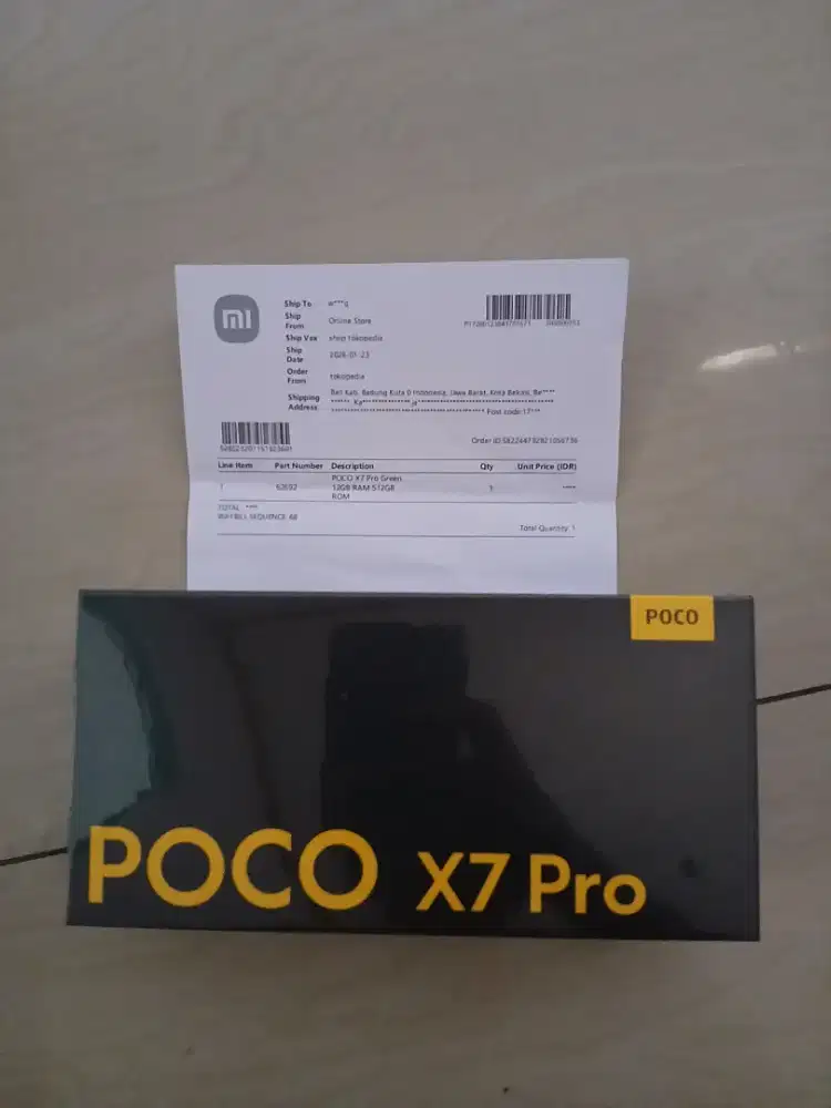 Poco x7pro 12/512 green