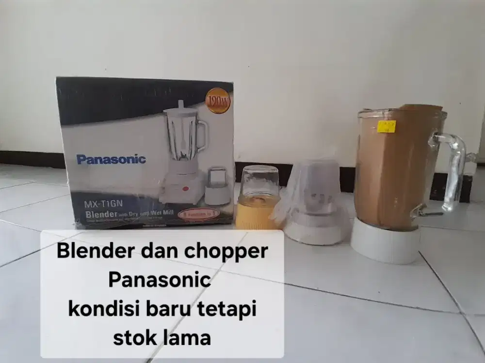 Blender Panasonic lengkap Chopper