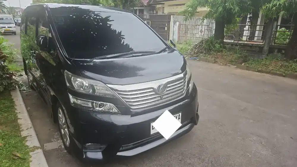 Dijual Vellvire 2.4AT individu pemakai lgsg