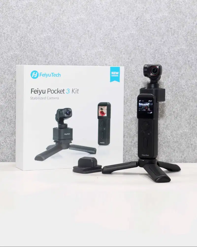 FEIYU POCKET 3 KIT - KAMERA GIMBAL PORTABLE - MASIH GARANSI - LIKE NEW